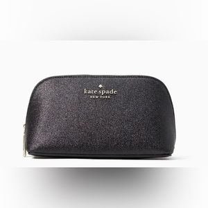 Kate Spade Glitter Cosmetics Bag New With Tags